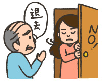 明け渡し、立ち退き